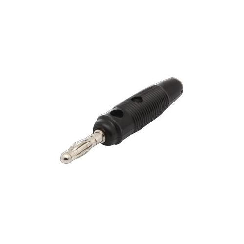 CM19B Velleman Sa Banana Plug Stackable 4mm Black