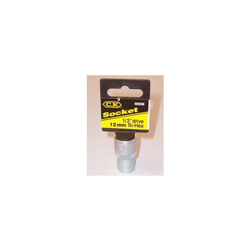 CK TOOLS - T4690M 12 - METRIC BI-HEX SOCKET