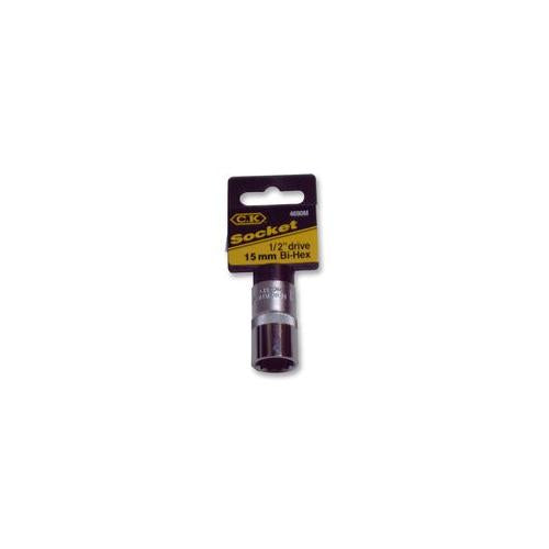 CK TOOLS - T4690M 15 - METRIC BI-HEX SOCKET