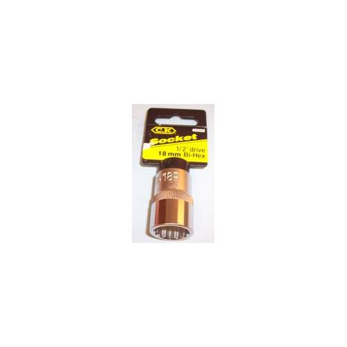 CK TOOLS - T4690M 18 - METRIC BI-HEX SOCKET