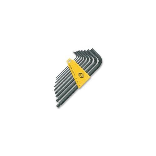 CK TOOLS - T4444I - HEX KEY SET,  INCH BALL-ENDED