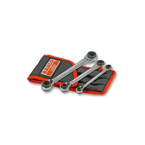 BAHCO - S4RM/3T - RATCHET RING SPANNER SET