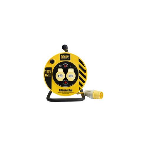 E86450 Cable Reel 110V 25M 1.5mm 2 Way