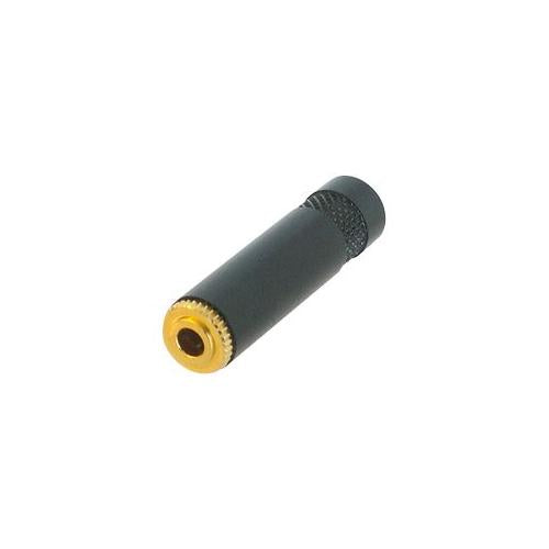 NYS240BG Rean Socket 3.5mm Stereo Blk/Gld 4mm Cbl