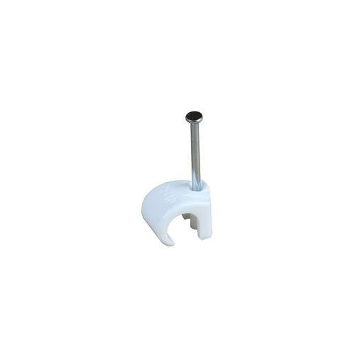 ARC16 Concordia Technologies Cable Clip 18-22mm Round White 50/Pk