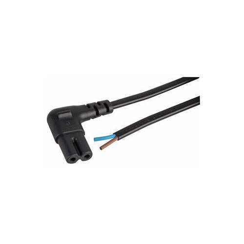 HC8-BARE ENDS BLK 1M Pro Elec Lead Fig 8 Ra (C7) To Bare Ends Blk 1M