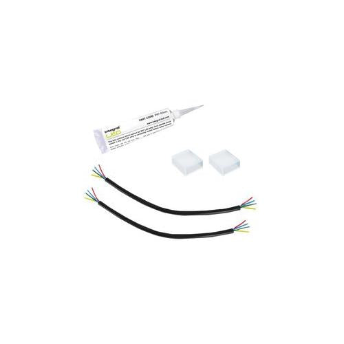ILS67ENDCAP10PC-RGB Led Strip Ip67 End Caps (10 Pcs) For Rgb