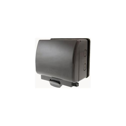 OA036AG Click 2 Gang Weatheproof 13A Dp Sw Socket Ip66