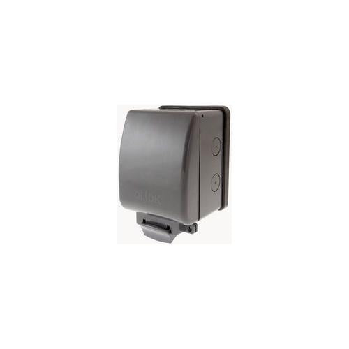 OA035AG Click 1 Gang Weatheproof 13A Dp Sw Socket Ip66