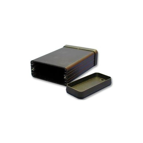 1455B1202BK Hammond Extruded Enclosure Black