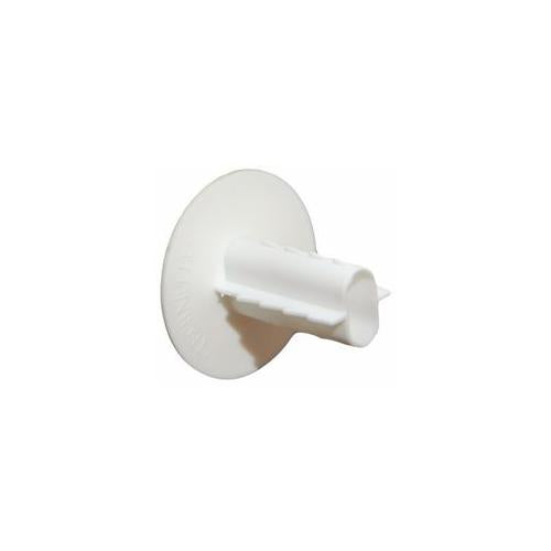 AC87/WH TWIN Blake Uk Plastic Hole Tidy Twin Cable (White) (Pack Of 10)