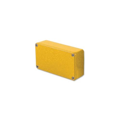 1590BYL Hammond Enclosure Diecast Stomp Box Ip54 Instrument 112mm 60mm 31mm Aluminium Yellow