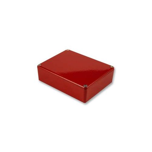 1590BRD Hammond Enclosure Diecast Stomp Box Ip54 Instrument 112mm 60mm 31mm Aluminium Red