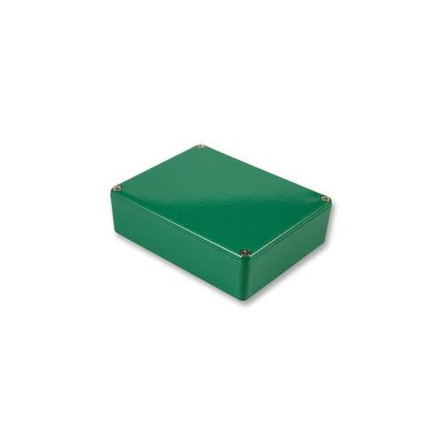 1590BGR Hammond Enclosure Diecast Stomp Box Ip54 Instrument 112mm 60mm 31mm Aluminium Green
