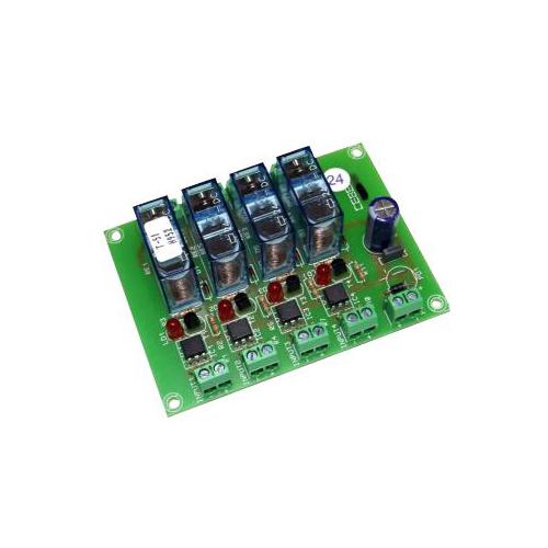 T-51 Cebek Relay Module 4 X Single Pole 24V