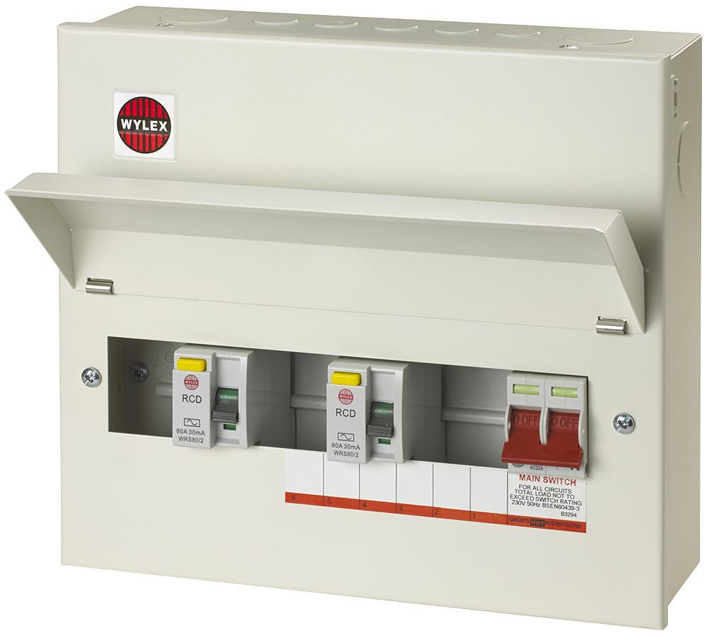 GB6:NMRS7SSLMHI Wylex Metal 7 Way Flexible High Integrity Cu