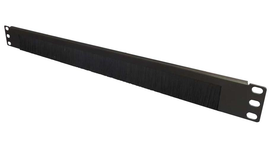 MCMBRUSHBK Tuk 1U Open Brush Strip Panel