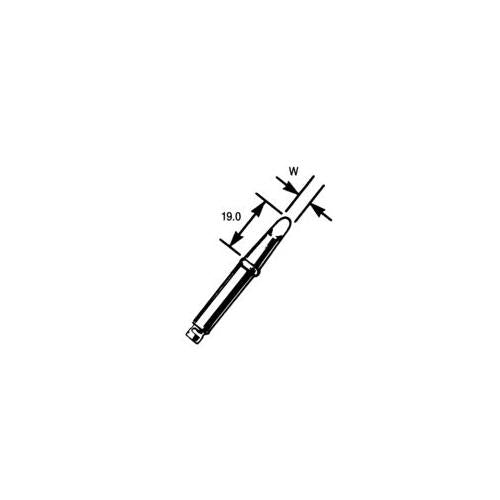 WELLER - CT5DD7 - TIP, ROUND, SLOPED, 5.0MM