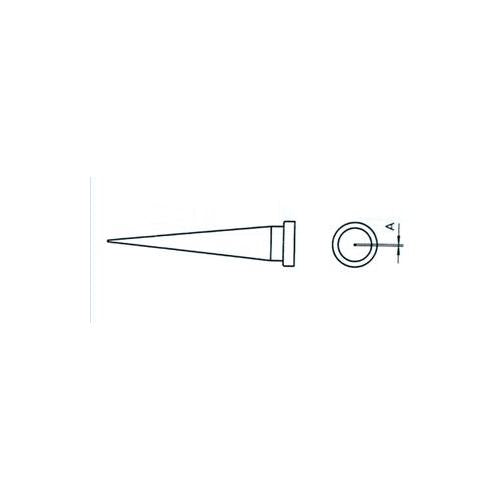 WELLER - LT T - SOLDERING TIPS FOR LEAD FREE, TIP, LT LONG CONICAL 0.6MM