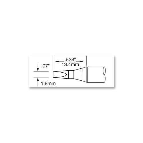 OKI METCAL - SFV-CH18A - TIP, SOLDERING, CHISEL, LONG, 1.8MM
