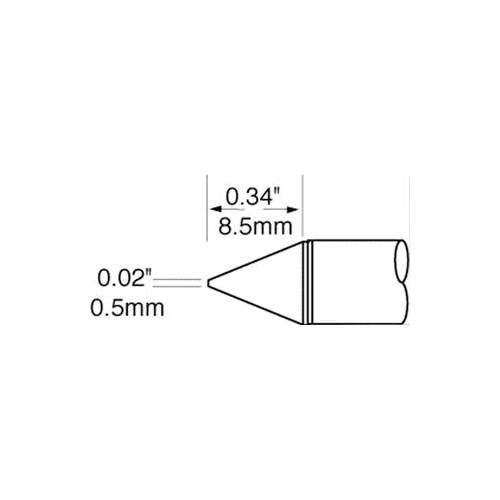 OKI METCAL - SFV-CN05 - SOLDER TIP, CONICAL 0.5MM