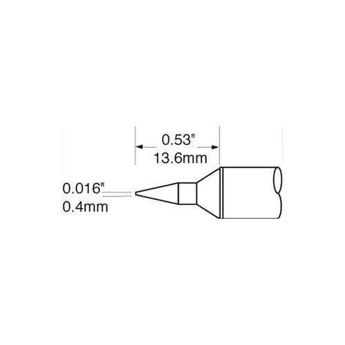 OKI METCAL - SFV-CNL04 - SOLDER TIP, CONICAL LONG REACH 0.4MM