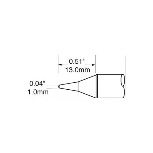 OKI METCAL - SFV-CNL10 - SOLDER TIP, CONICAL 1MM