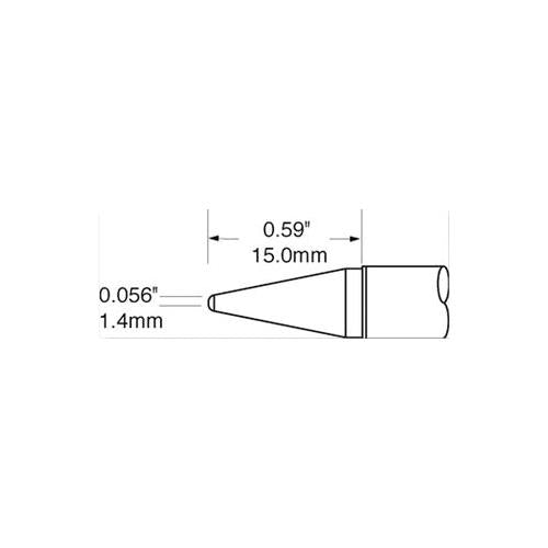 OKI METCAL - SFV-CNL14 - SOLDER TIP, CONICAL LONG REACH 1.4MM