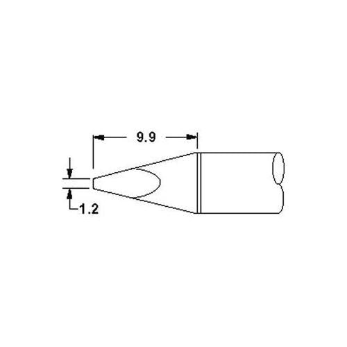 OKI METCAL - SSC-738A - CHISEL TIP, 30DEG, 1.5MM For SP200 System
