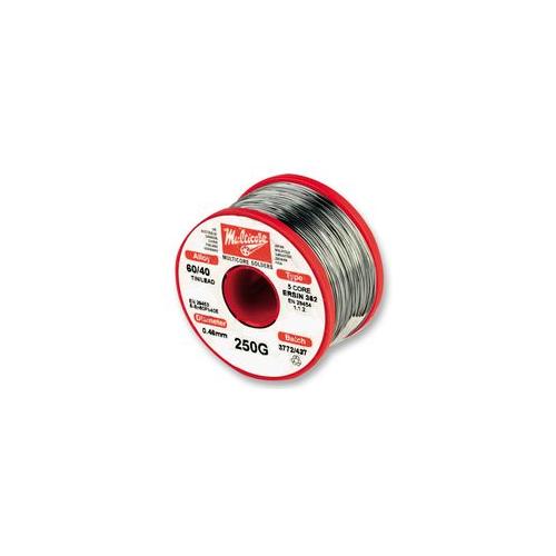 MULTICORE (SOLDER) - 3096122-M - SOLDER, 60/40 HI-ACT 1.2MM 250G