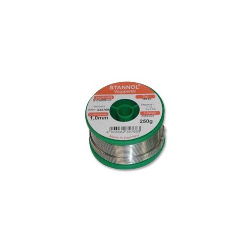 STANNOL - 535768 - SOLDER WIRE, LEAD FREE, 1.0MM, 250G