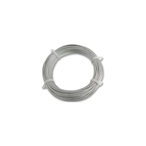 CWR30ST - WIRE ROPE 3MM ZINC PLT 30M