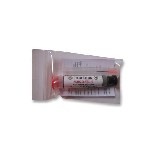 CHIP QUIK - SMD291SNL10 - SOLDER PASTE, PB FREE, 10CC