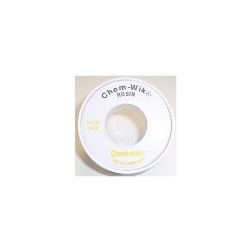 CHEMTRONICS - 61626. - CHEM-WIK 1.3MM/25FT (5-25L) DESOLDERING BRAID