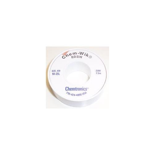 CHEMTRONICS - 61630. - CHEM-WIK 2.5MM (10-25L) DESOLDERING BRAID
