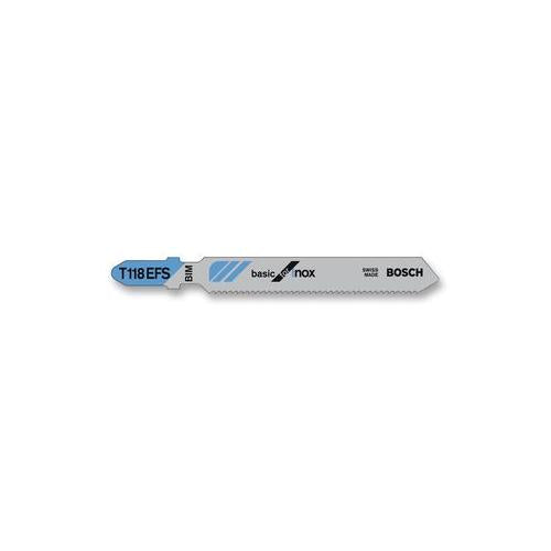 BOSCH - 2608636497 - JIGSAW BLADES, S/STEEL, JSB T118 EFS