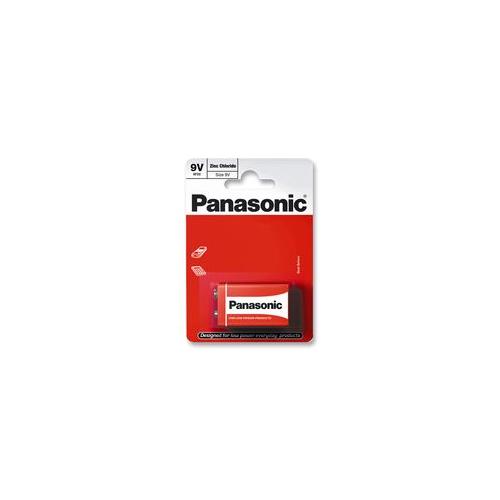 BATTERY, RED ZINC 9V 1 PACK , PANASONIC , 6F22REL/1BP