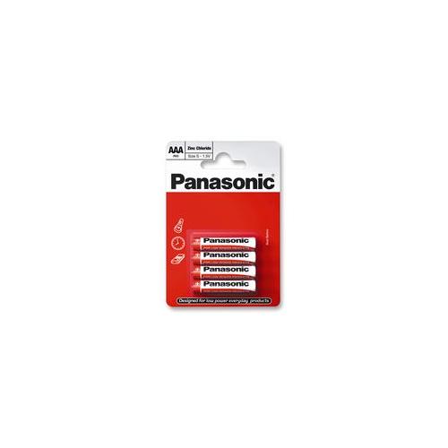 BATTERY, RED ZINC AAA 4 PACK , PANASONIC , R03REL/4BP BATTERIES