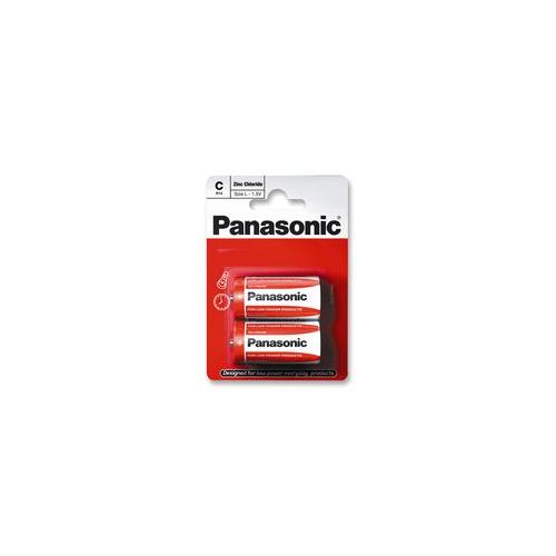 BATTERY, RED ZINC C 2 PACK , PANASONIC , R14REL/2BP BATTERIES