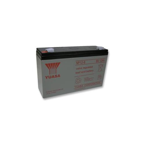 BATTERY, LEAD-ACID 6V 12AH , YUASA , R126L