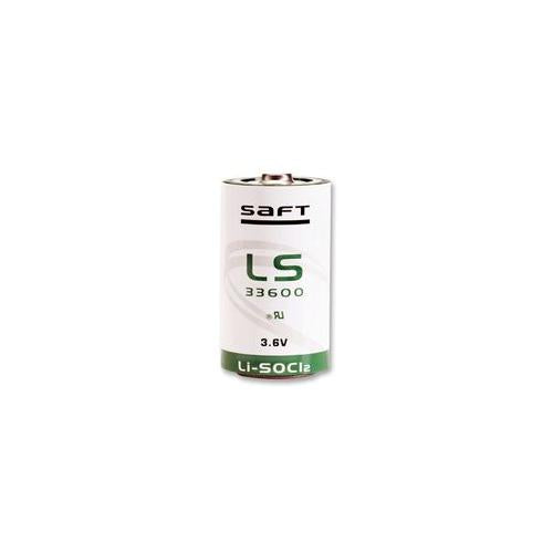SAFT - LS33600 - BATTERY, 3.6V 17AH D LITHIUM