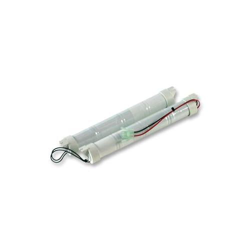 RECHARGEABLE BATTERY PACK, NICD 2X4VTD AMP+CAPS FOR EMERGENCY LIGHTING , 14-117