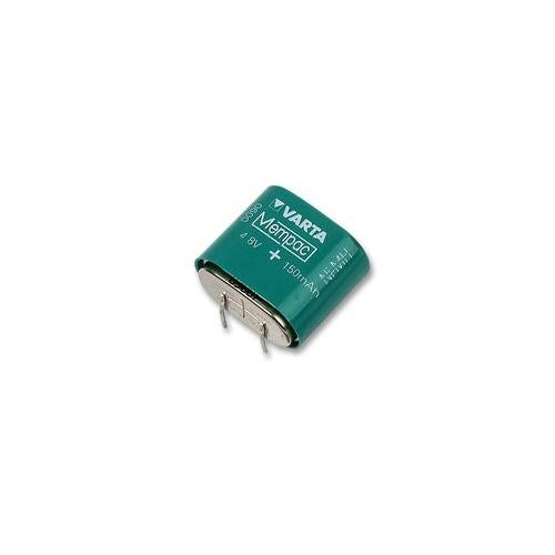 RECHARGEABLE BATTERY, NI-MH MEMPAC PCB 4.8V , VARTA , 4/V150H