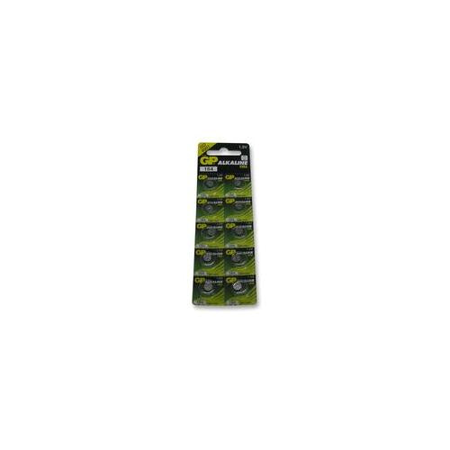 GP BATTERIES - 164-C10 - ALKALINE BUTTON CELL , 164, 10 PACK , BATTERY, BATTERIES