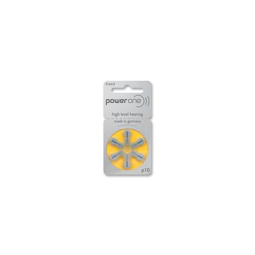 VARTA - 4610210416 - BATTERY, ZINC AIR, P10, PACK 6 , BATTERIES
