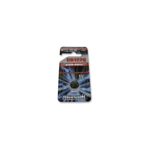 MAXELL - 776001 - BUTTON CELL, LITH 1220 3V , BATTERY, BATTERIES