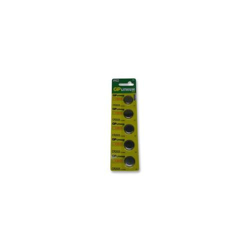 GP BATTERIES - CR2025-C5 - BATTERY, LITHIUM CR2025 3V PACK 5
