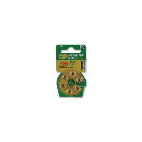 GP BATTERIES - GPZA13-D6 - BATTERY, ZA13 PACK 6