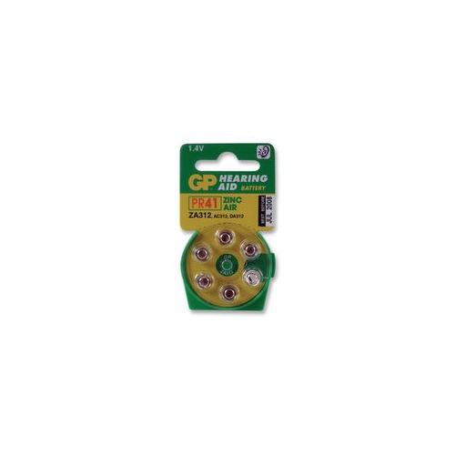 GP BATTERIES - GPZA312-D6 - BATTERY, ZA312 PACK 6
