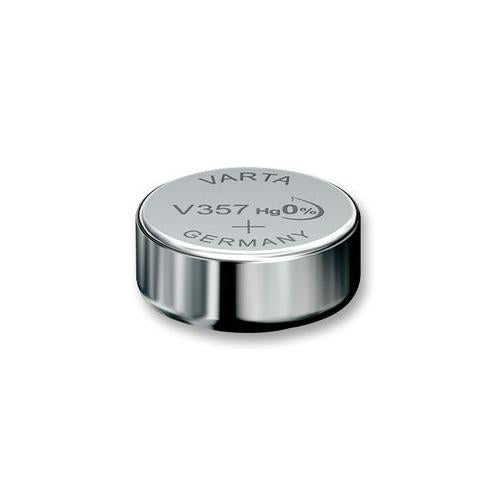 VARTA - 20357101501 - BATTERY, SILVER OXIDE BUTTON CELL, 1.55V, 145MAH, V357